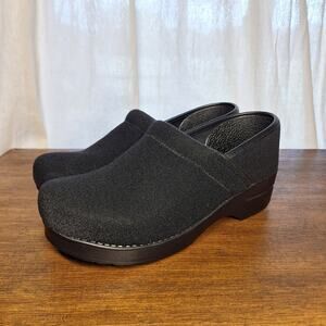 Dansko Clogs Non slip nurse shoes felted black comfort work shoes CNA doctor 41